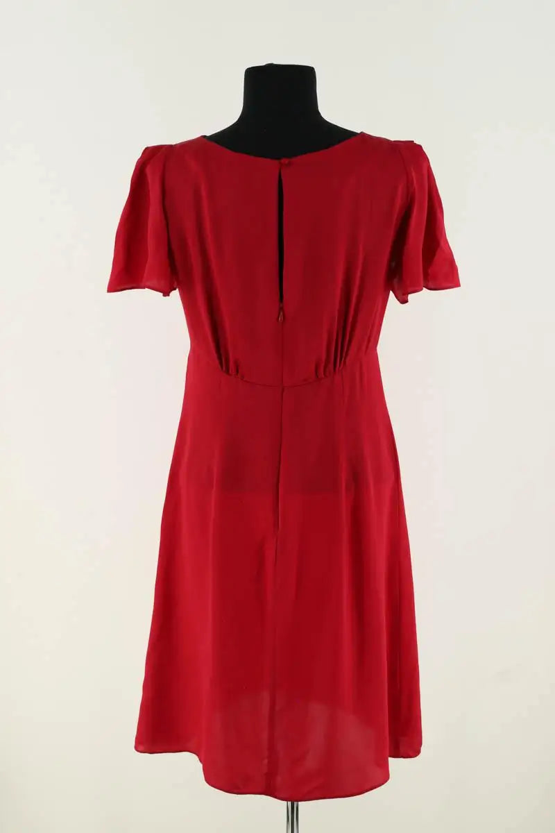 Robe Tara Jarmon Rouge en Soie