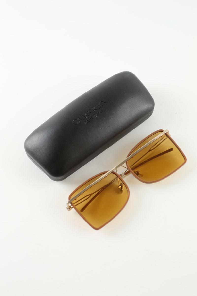 Lunettes de soleil Calvin Klein  Marron