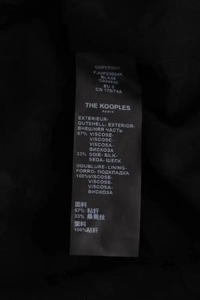 Jupe The Kooples Noir en Viscose