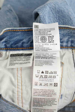 Jean droit Levi's 501 Bleu
