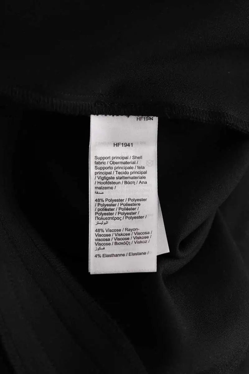 Pantalon droit Lacoste Noir en Synthétique