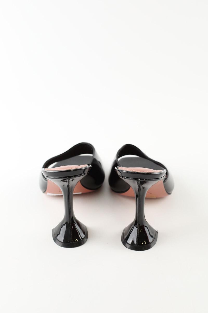 Mules Amina Muaddi  Noir