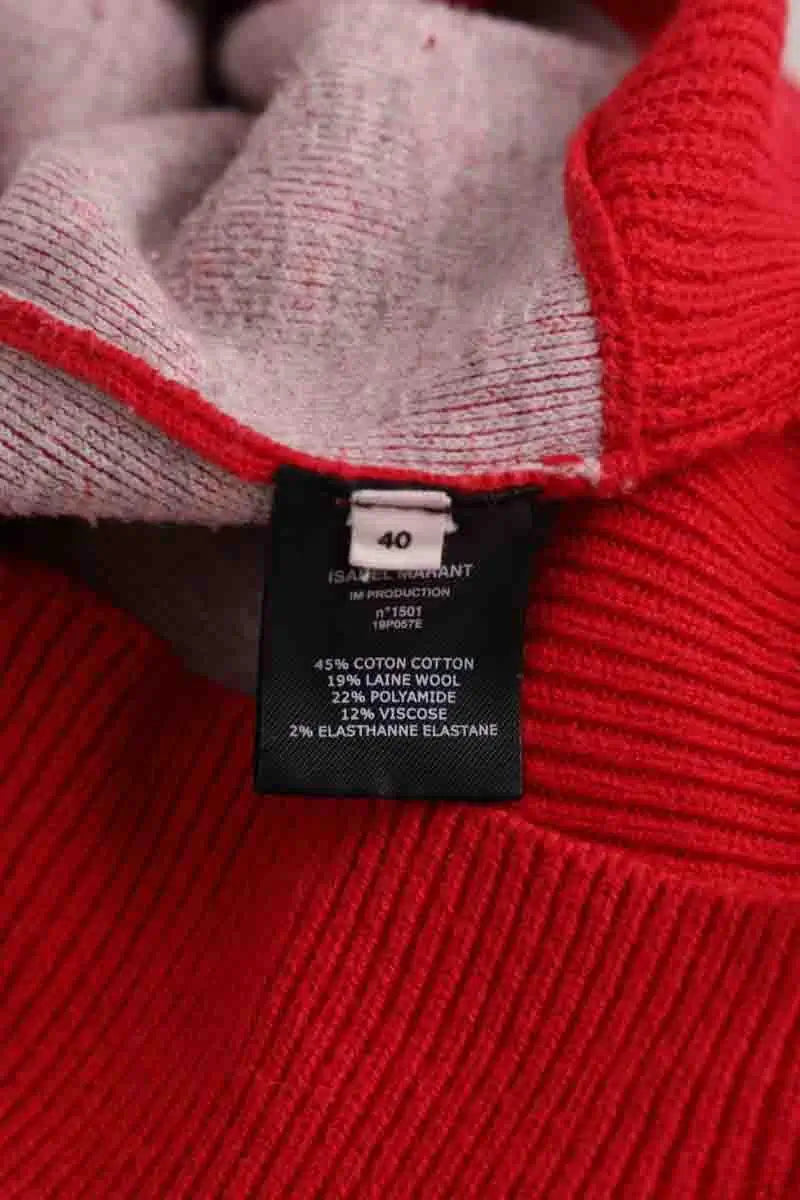 Pull Isabel Marant Étoile Rouge en Coton