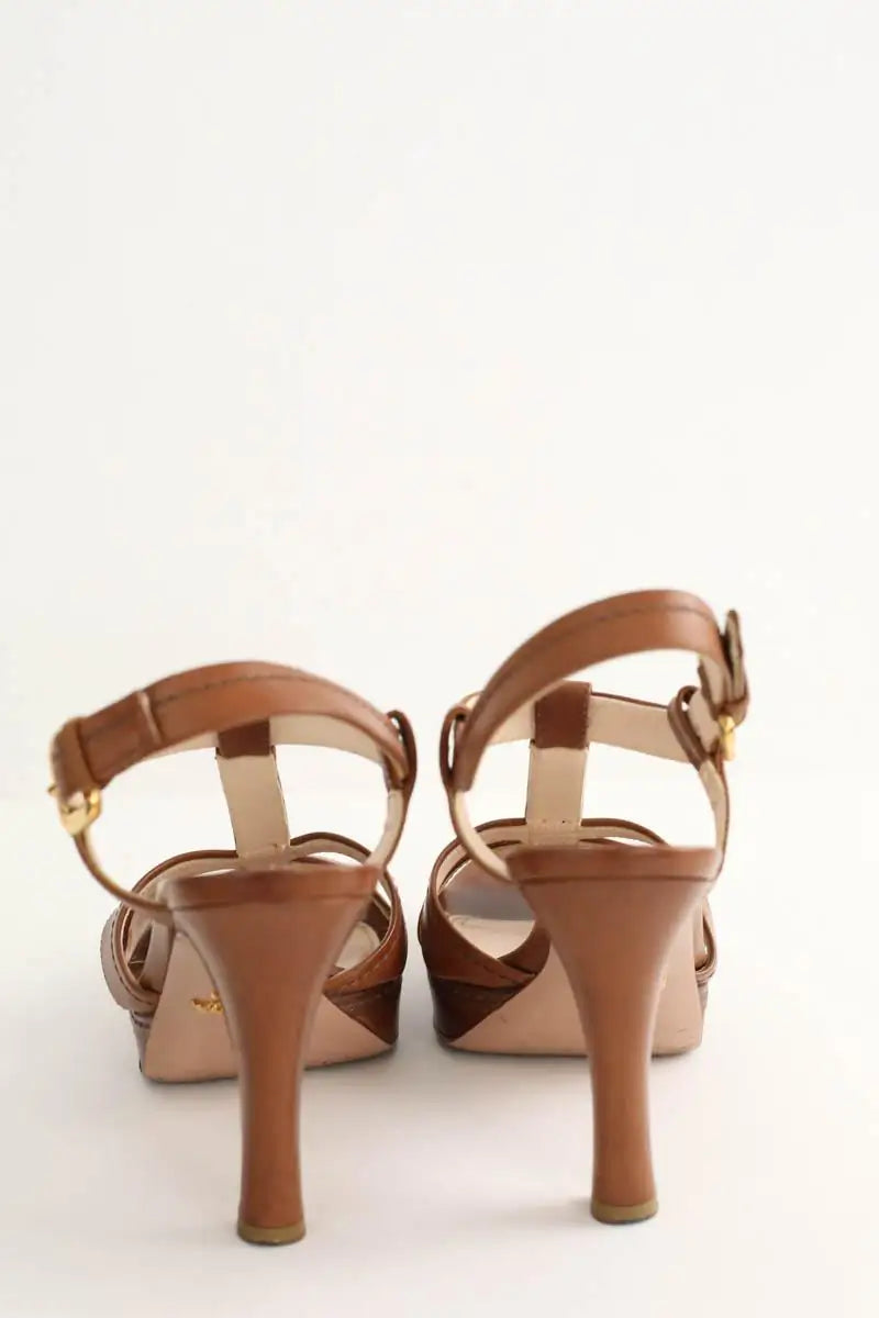 Talons Prada  Marron