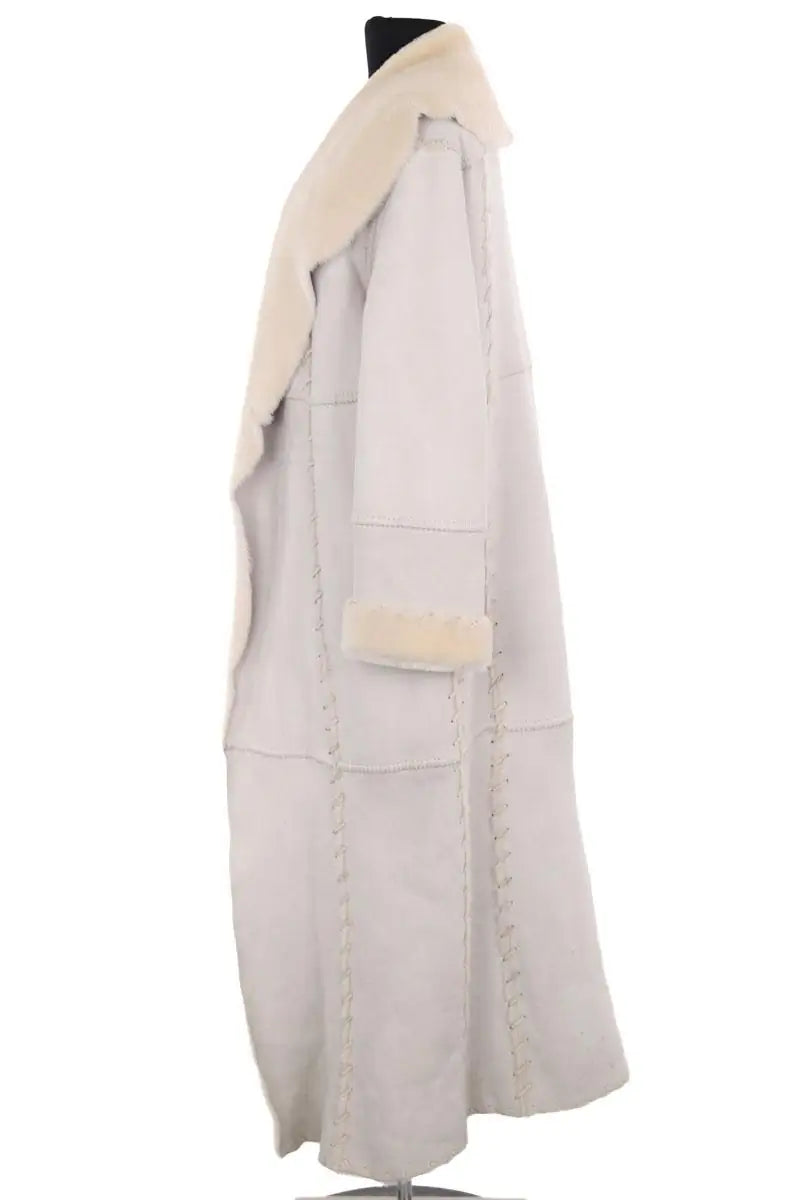 Manteau Paco Rabanne Beige en Cuir