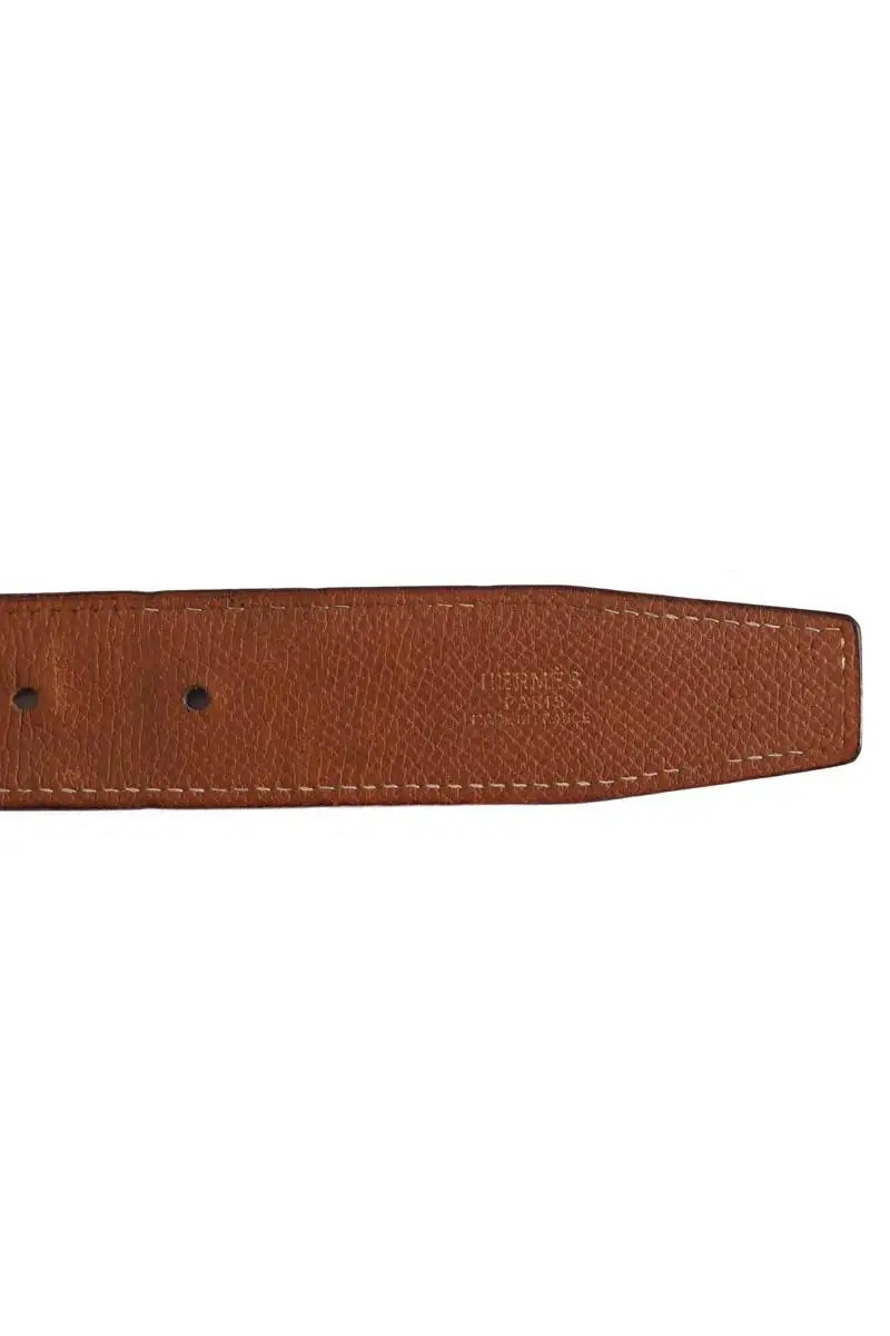 Ceinture Hermès Marron en Cuir