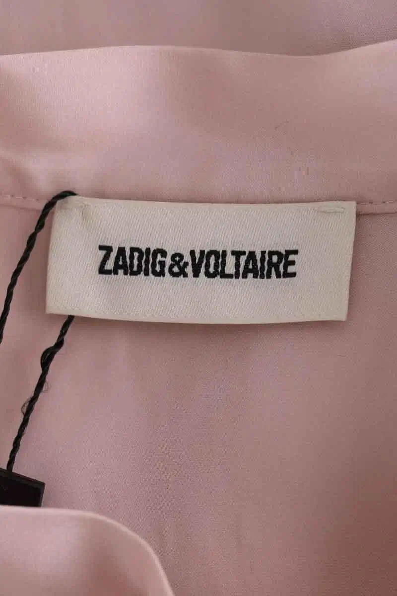 Blouse Zadig & Voltaire Rose en Synthétique