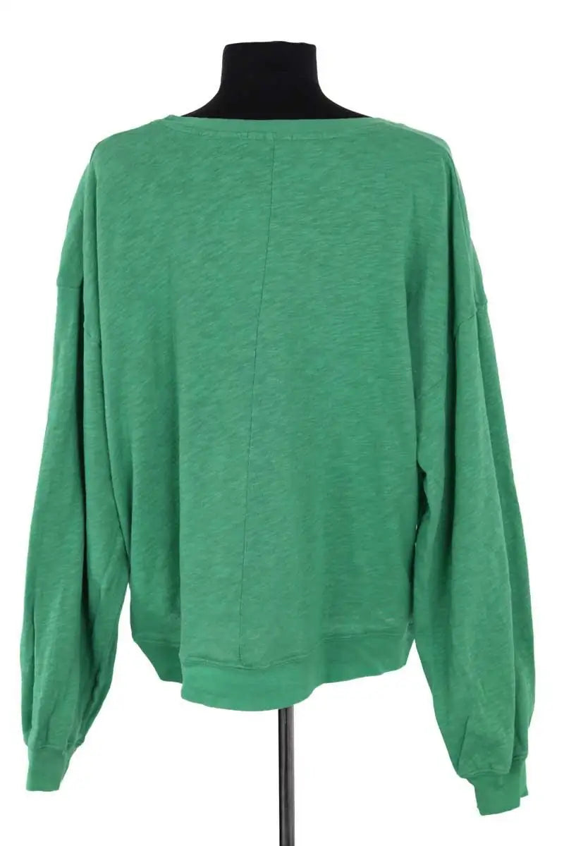 Sweatshirt American Vintage Vert en Coton