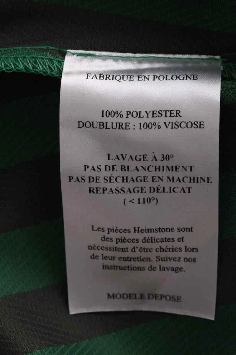 Pantalon Heimstone Vert en Synthétique