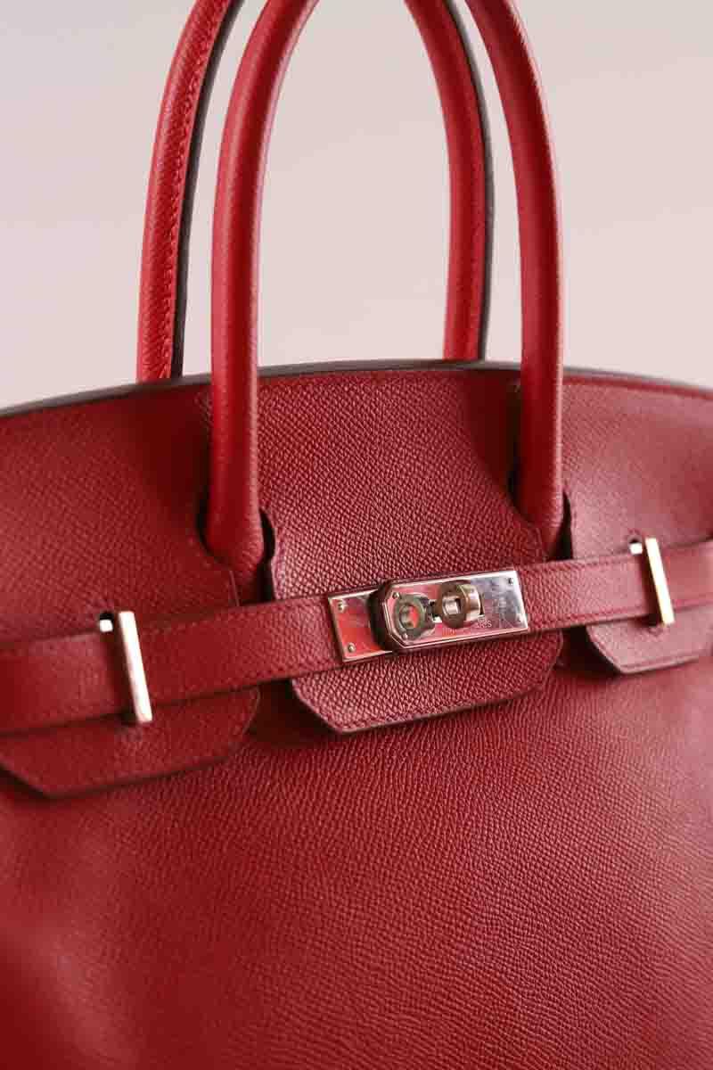 Sac à main Hermès Birkin 30 Rouge