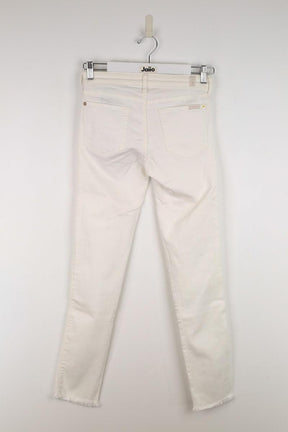 Jean 7 For All Mankind  Blanc