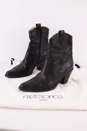 Santiags Free Lance  Noir