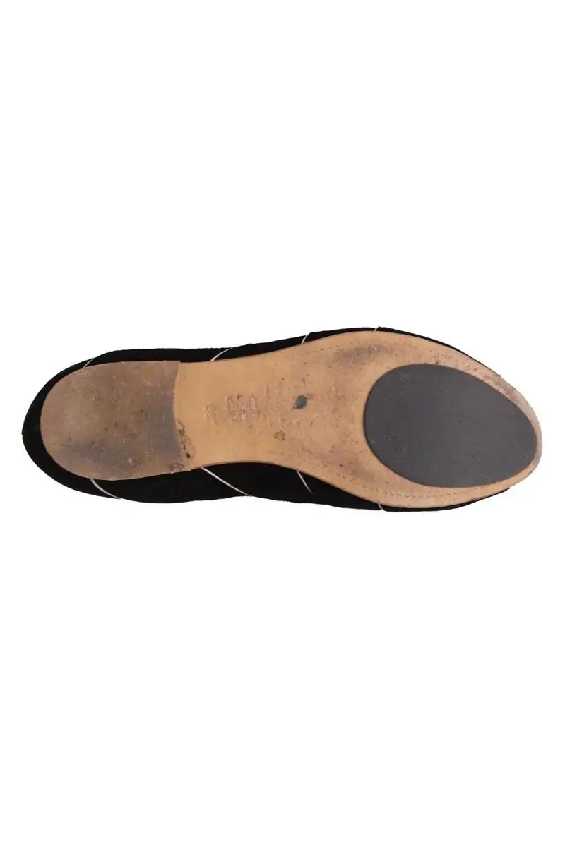 Ballerines Sézane Noir en Daim