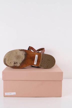 Sandales Miu Miu  Marron