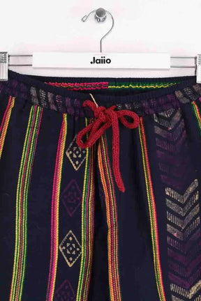 Pantalon large BAZISZT Marine en Coton