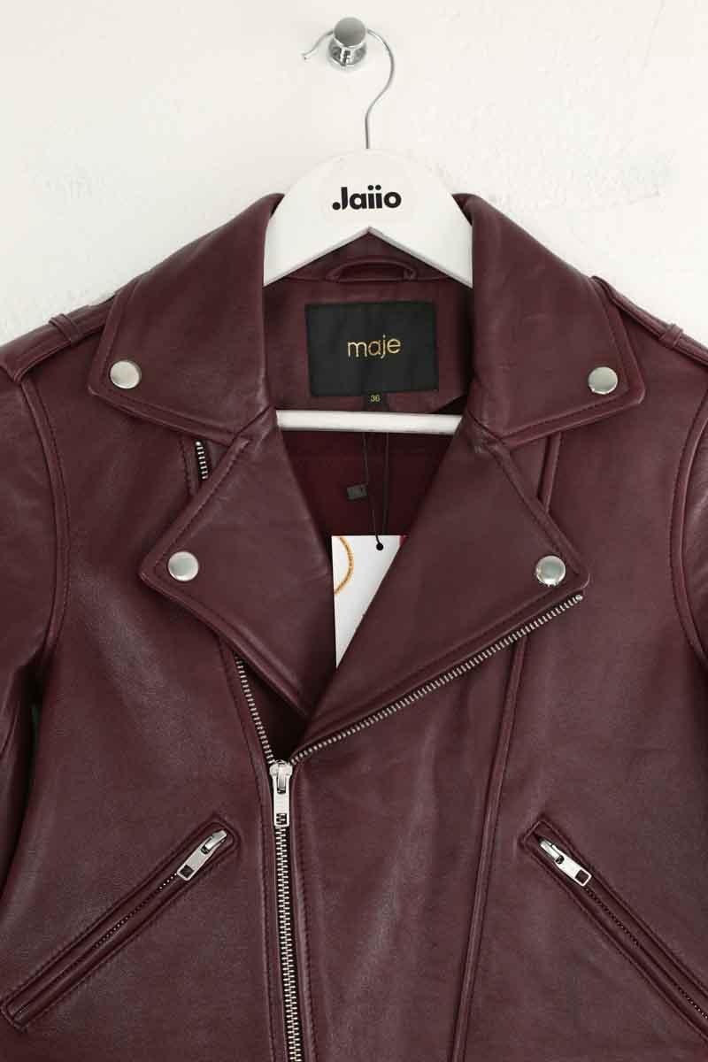 Veste Maje Kaki En Coton - Taille M - Occasion En Très Bon état, Comme Neuve !