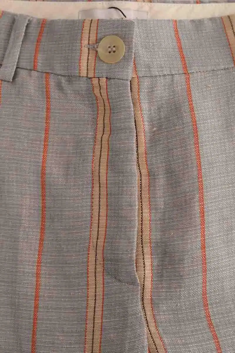 Pantalon large Momoni Gris en Viscose