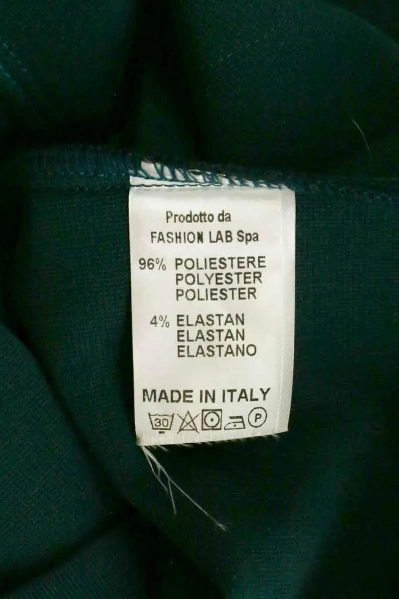 Robe Sandro Vert en Synthétique