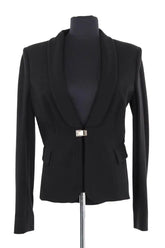 Blazer Pinko Noir en Viscose, taille L - Seconde Main