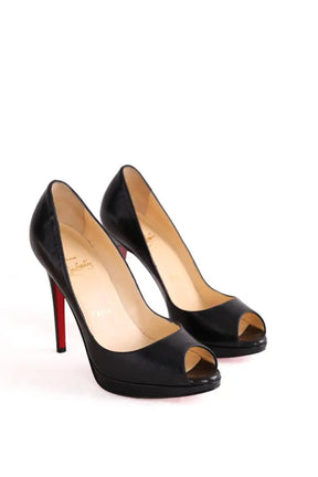 Talons Christian Louboutin Noir en Cuir