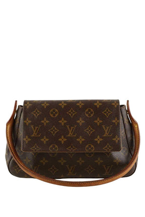 Sac porté épaule Louis Vuitton Looping Marron