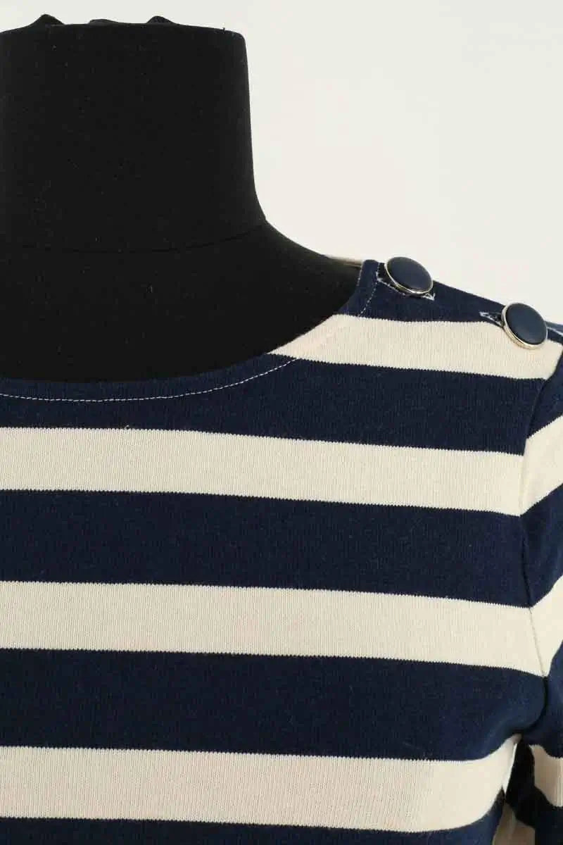 Blouse Sézane Bleu en Coton