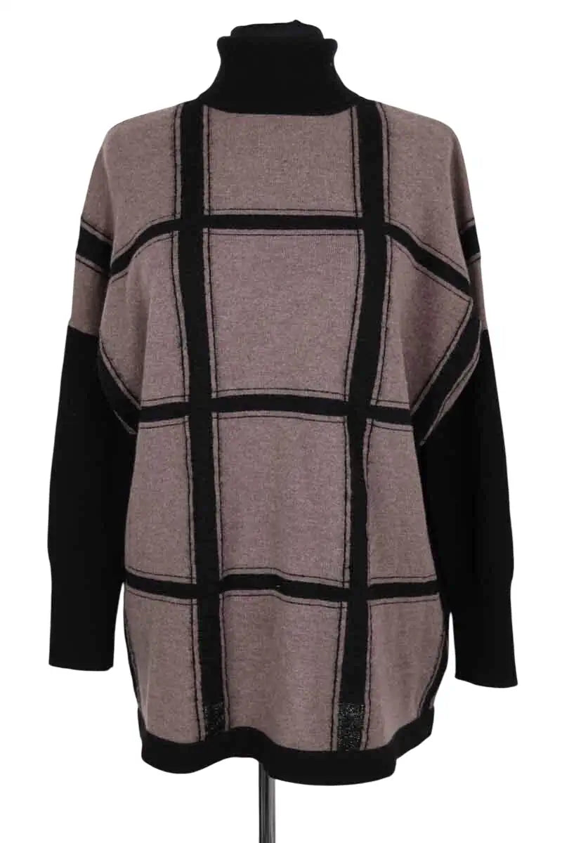 Pull Paule Ka Noir en Laine, taille L - Seconde Main