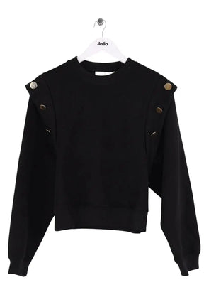 Sweatshirt Claudie Pierlot Noir en Coton, taille S - Seconde Main