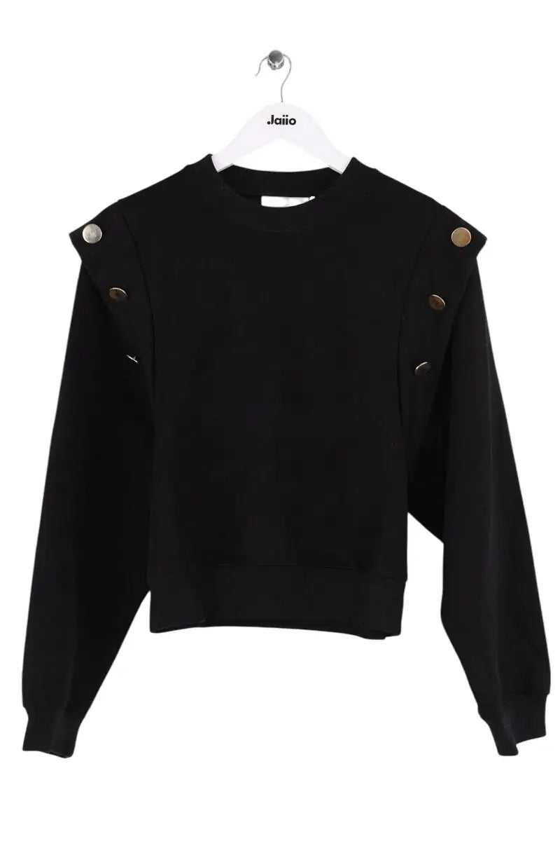 Sweatshirt Claudie Pierlot Noir en Coton, taille S - Seconde Main