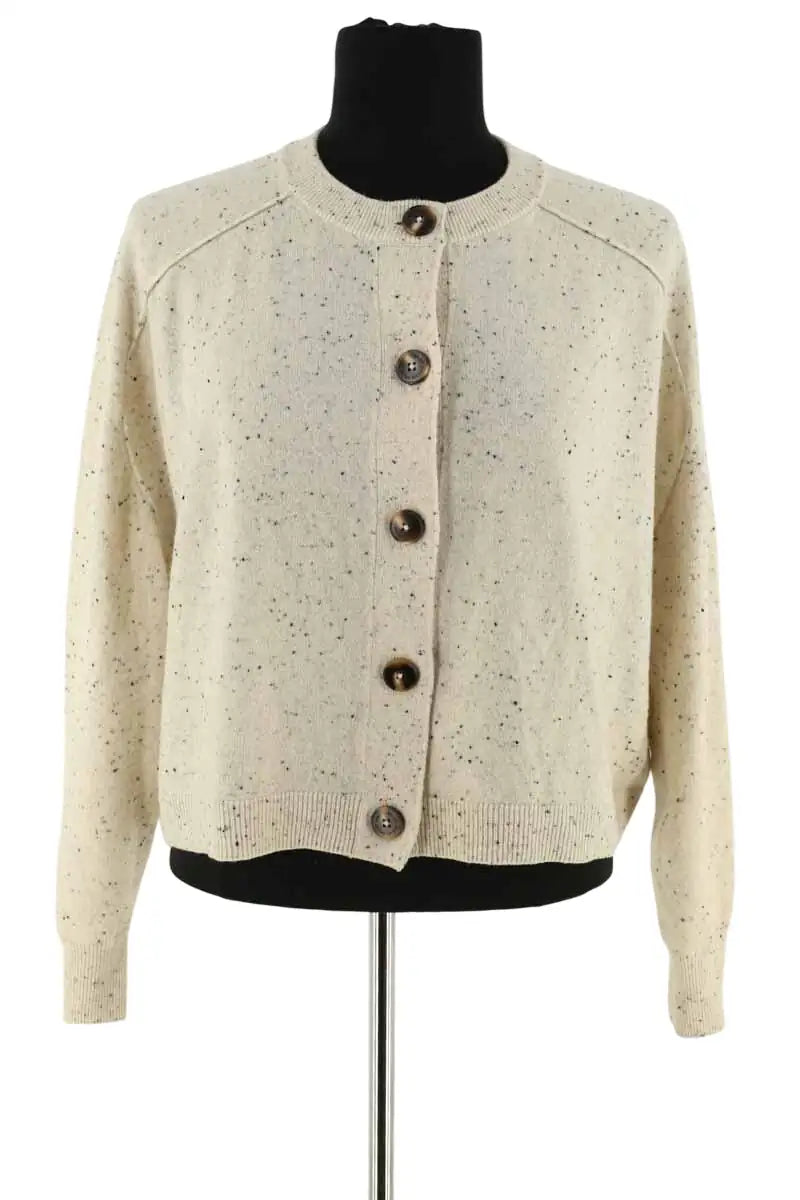 Cardigan Vanessa Bruno Beige en Laine, taille XS - Seconde Main