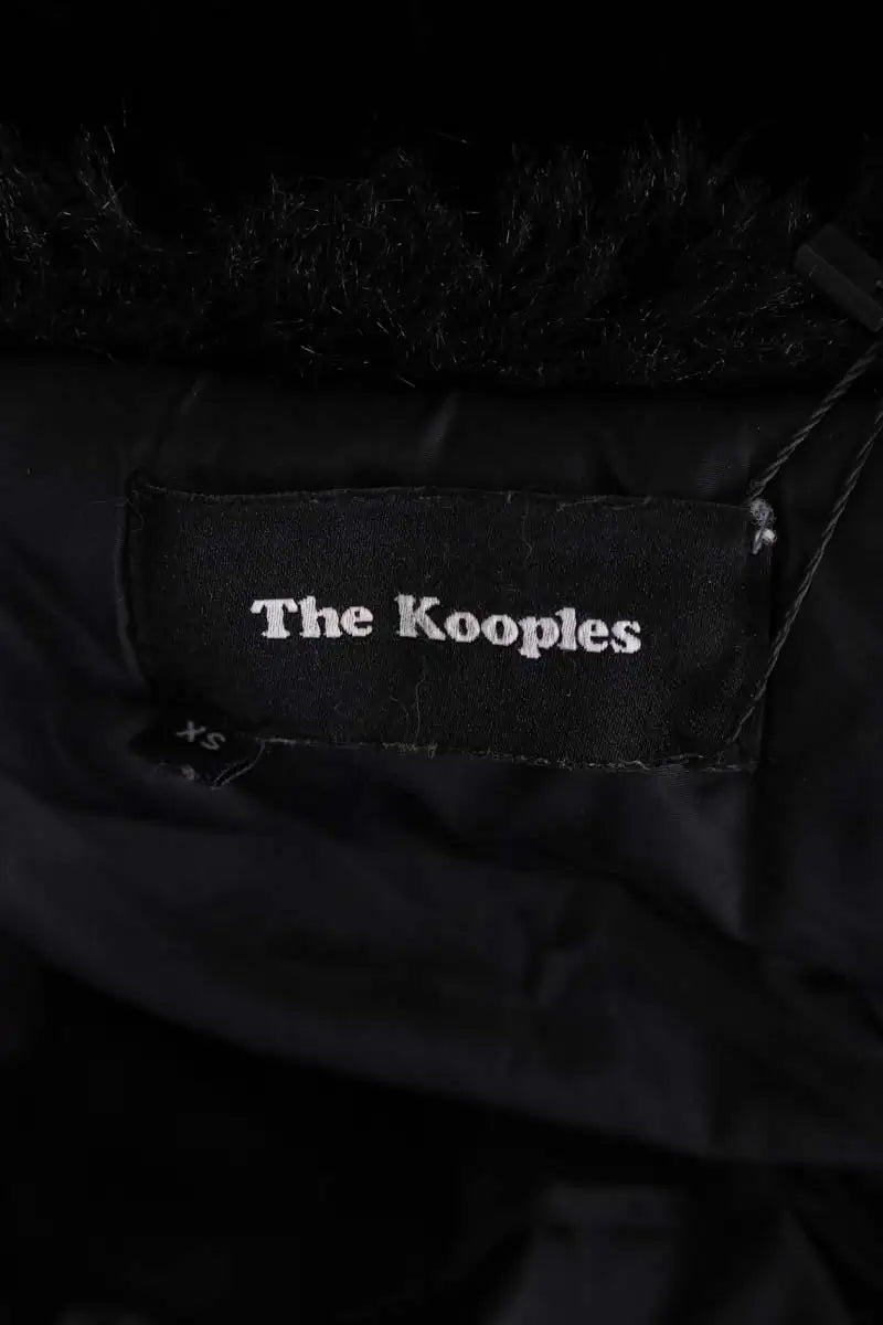 Parka The Kooples Bleu en Synthétique