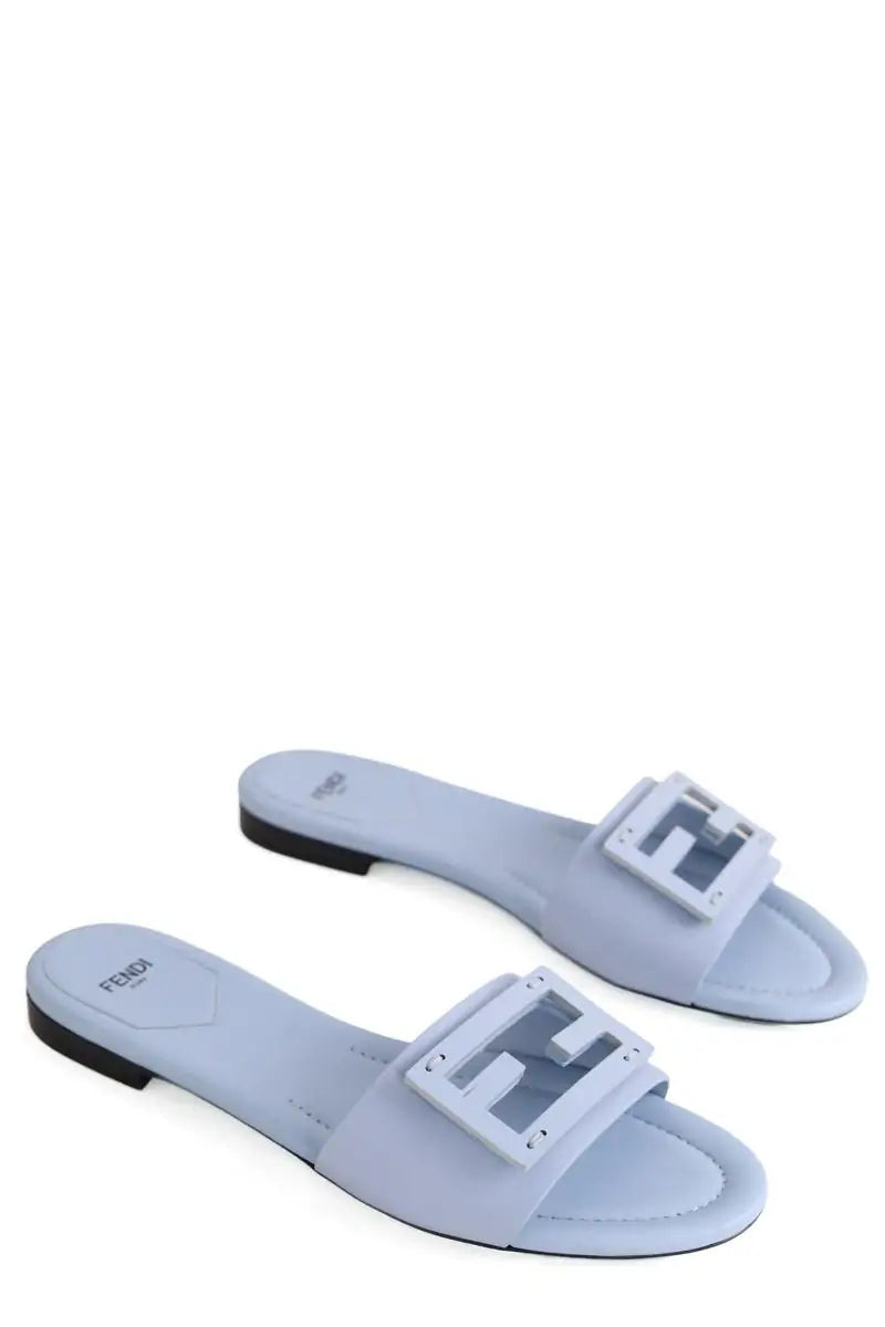 Sandales Fendi Bleu en Cuir