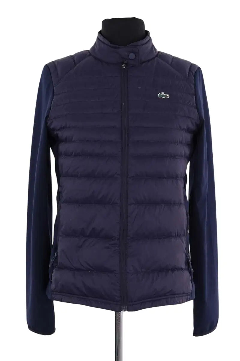 Veste Lacoste Marine en Synthétique, taille XS - Seconde Main