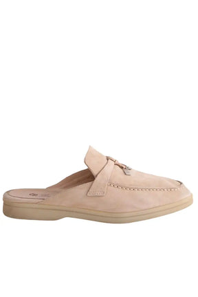 Mocassins Loro Piana Beige en Daim, taille 37 - Seconde Main