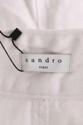 Bermuda Sandro Blanc en Coton