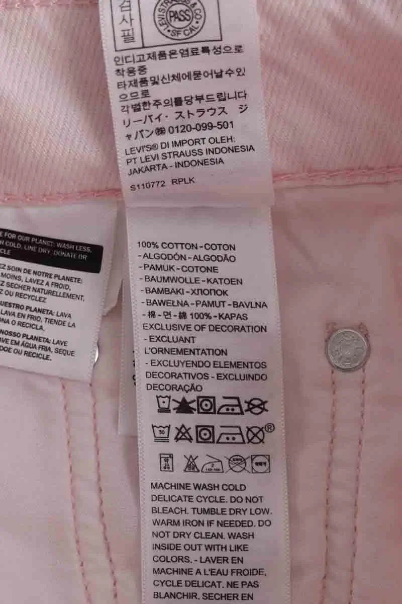 Jean large Levi's Rose en Coton