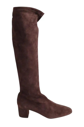 Bottes LK Bennett Eldon Marron en Daim, taille 41 - Seconde Main