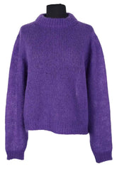 Pull Roseanna Violet en Laine, taille M - Seconde Main