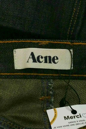 Jean droit Acne Studios Bleu en Coton