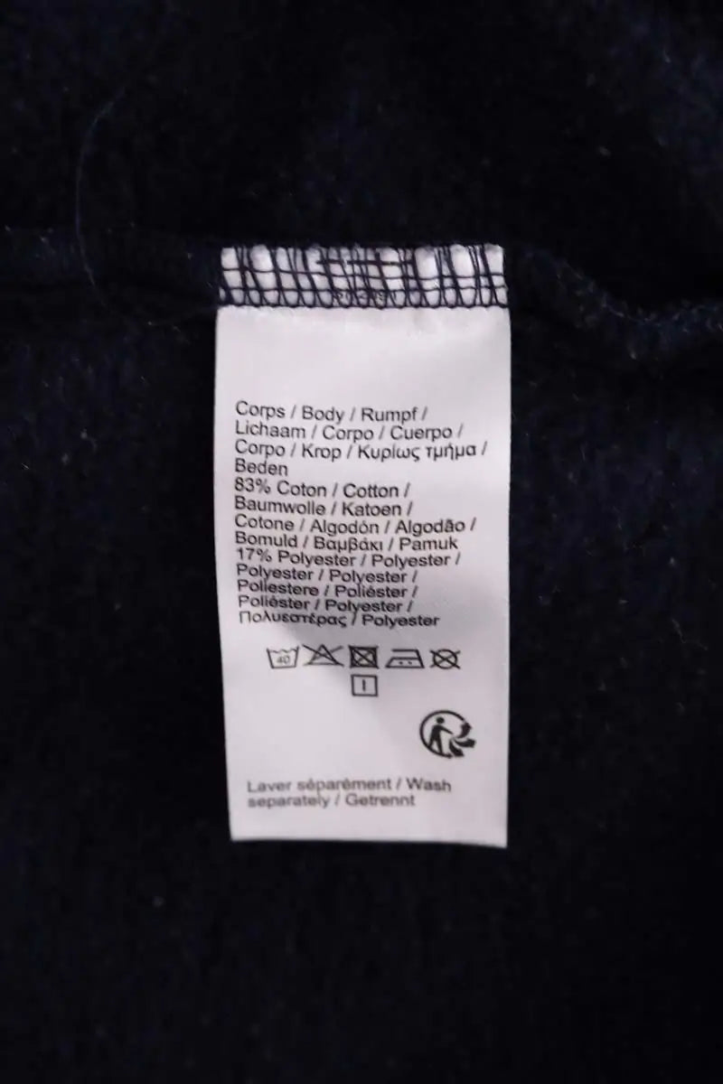 Gilet Lacoste Marine en Coton