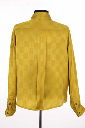 Blouse Soeur Edna Jaune en Soie