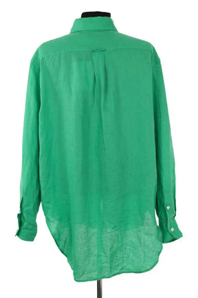 Chemise Ralph Lauren Vert en Lin