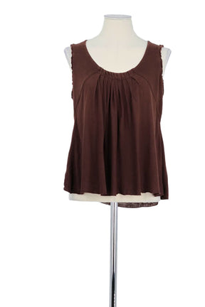 Top sans manche Maje  Marron