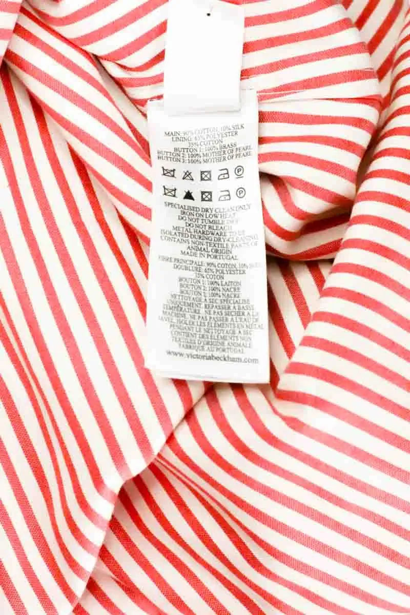 Chemise Victoria Beckham Rouge en Coton