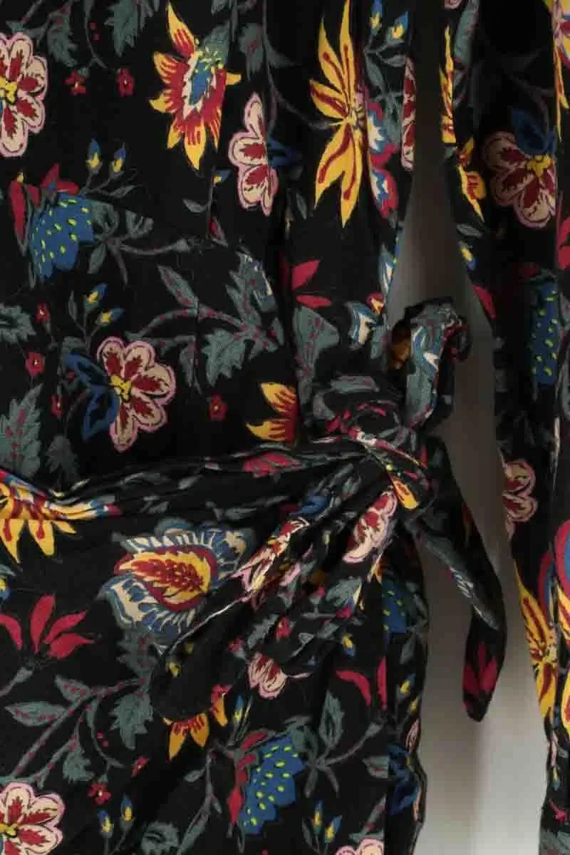 Robe Sézane Noir en Coton