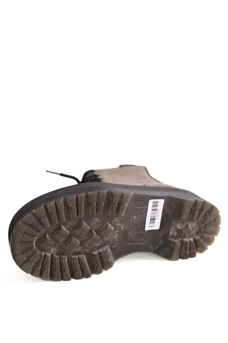 Boots à lacets Dr. Martens Gris en Cuir