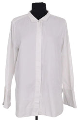 Chemise Malène Birger Blanc en Coton, taille L - Seconde Main