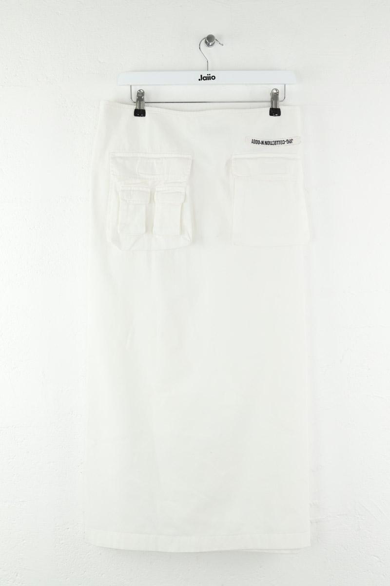 Mi-longueur Jean Paul Gaultier  Blanc