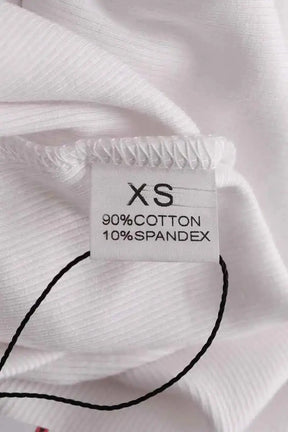 Top sans manche Y/Project Blanc en Coton