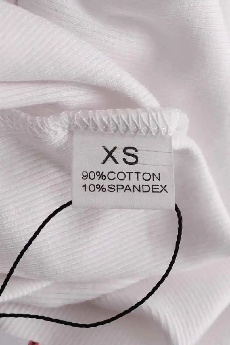 Top sans manche Y/Project Blanc en Coton